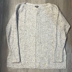 Talbots speckled sweater, size L, 60% cotton